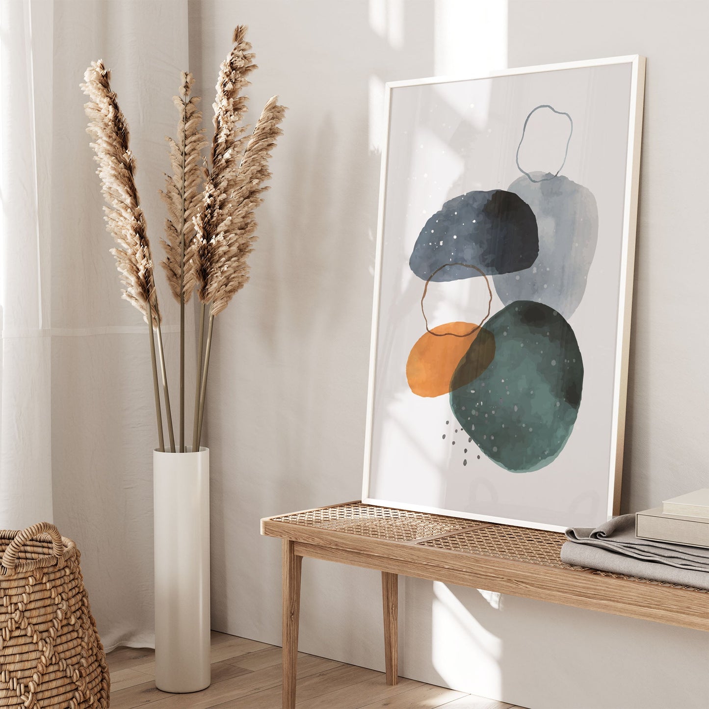 Ethan Taylor 'Abstract Balance I' Framed Art Print