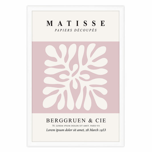 Ethan Taylor 'Matisse Botanical Blush' Framed Art Print
