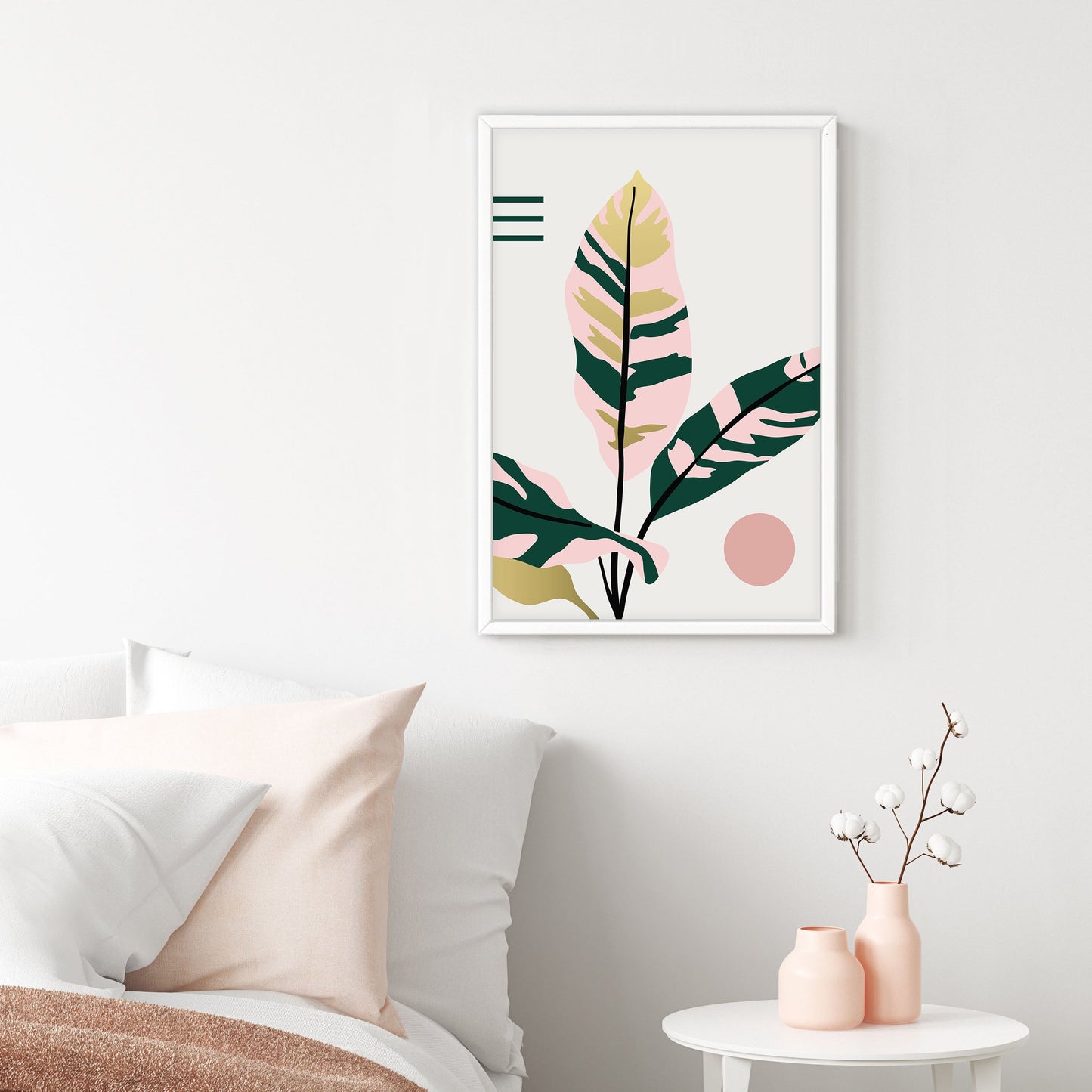 Ethan Taylor 'Tropical Leaves I' Framed Art Print
