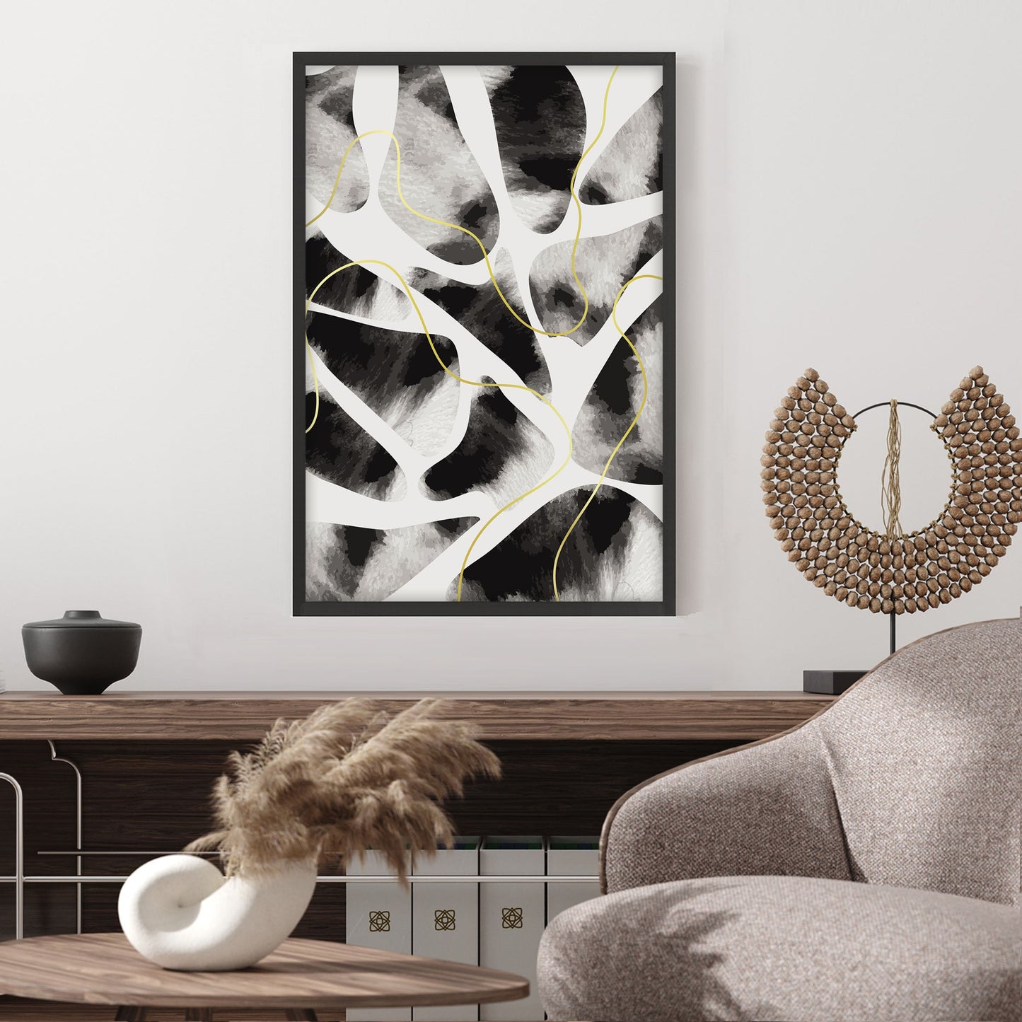 Ethan Taylor 'Shapes IV' Framed Art Print