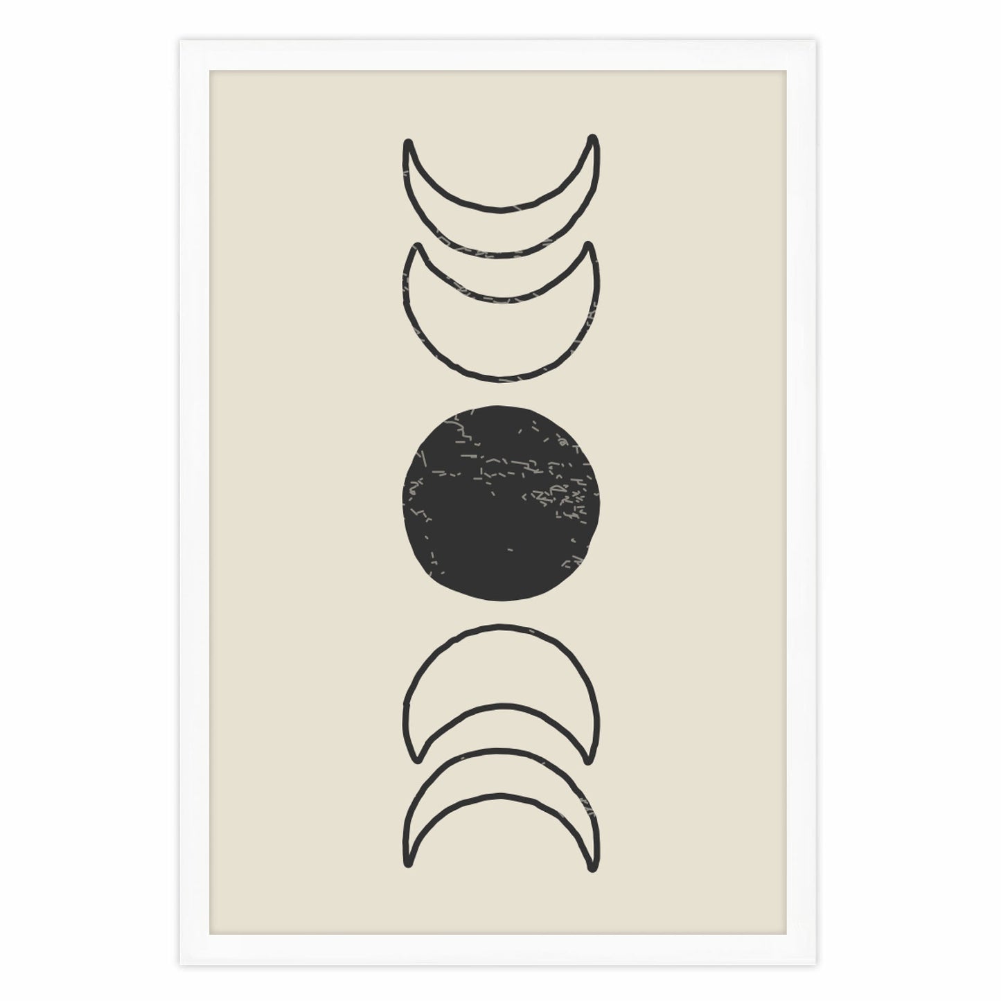 Ethan Taylor 'Moon Phases II' Framed Art Print