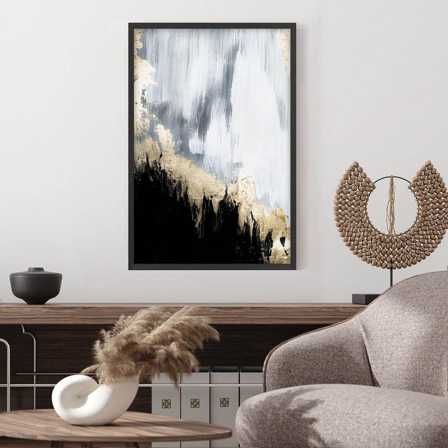 Ethan Taylor 'Parisian Black and Gold' Framed Art Print