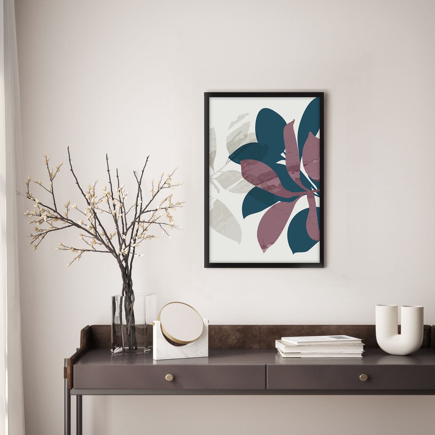 Ethan Taylor 'Foliage Figures I' Framed Art Print