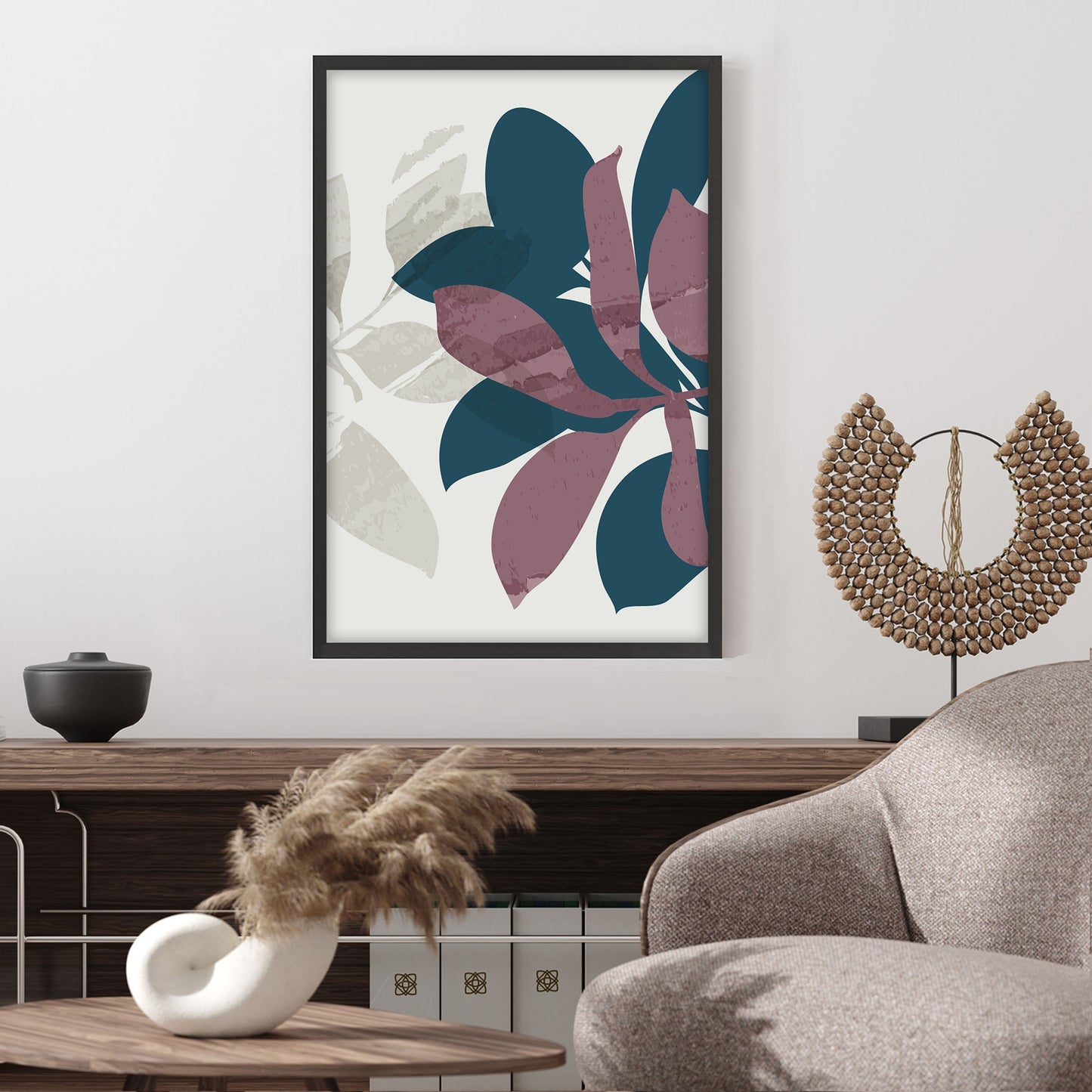 Ethan Taylor 'Foliage Figures I' Framed Art Print