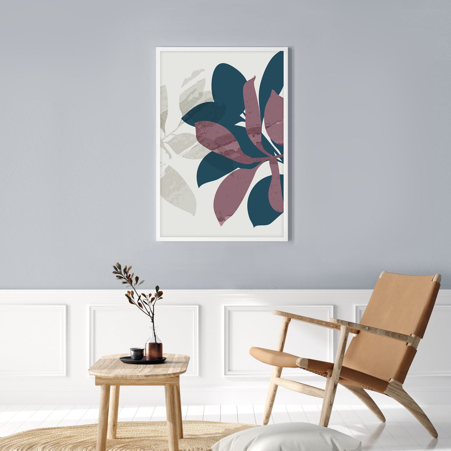 Ethan Taylor 'Foliage Figures I' Framed Art Print