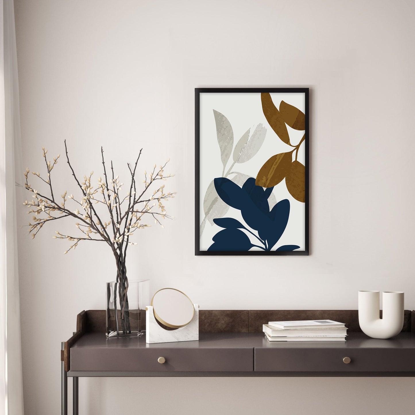 Ethan Taylor 'Foliage Figures III' Framed Art Print