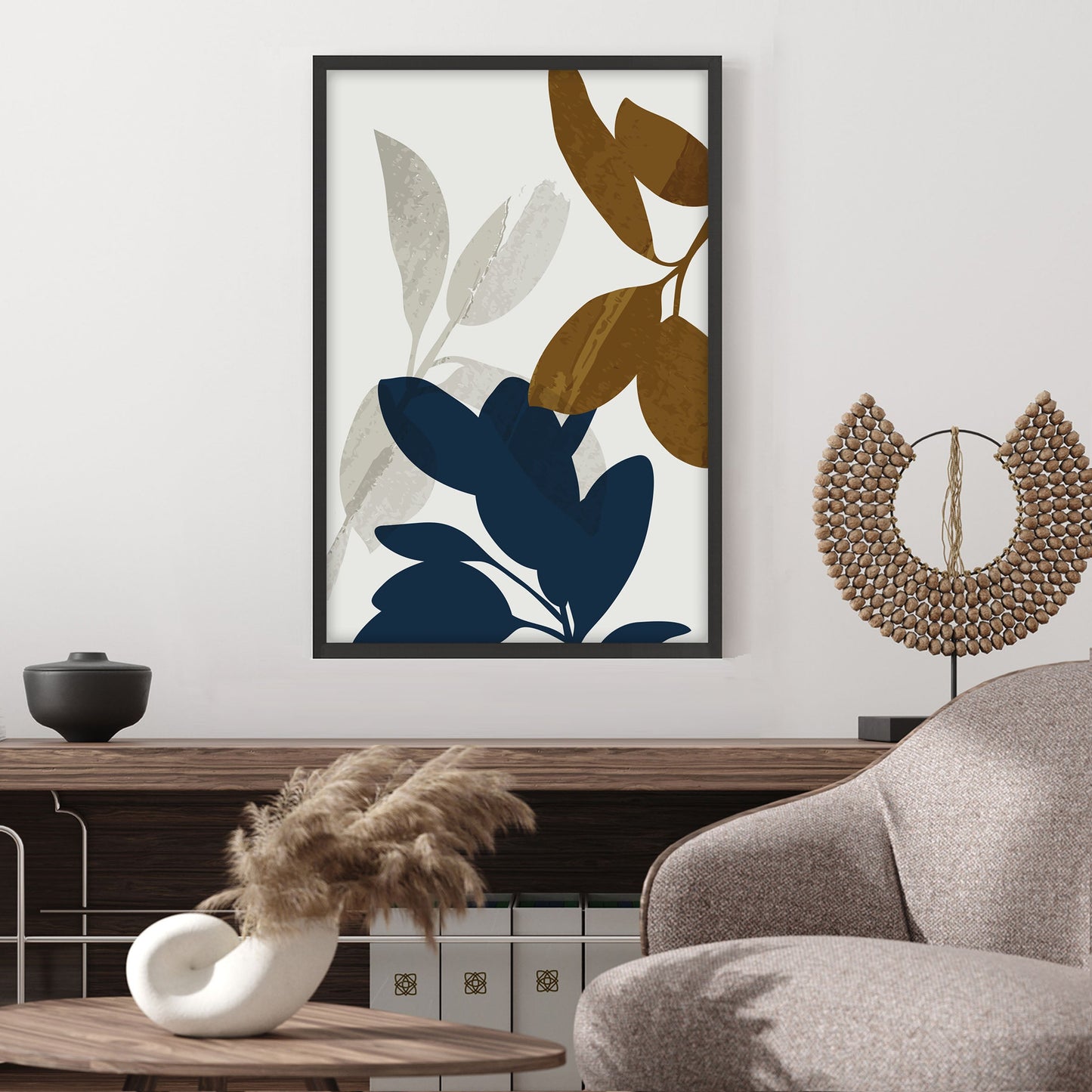 Ethan Taylor 'Foliage Figures III' Framed Art Print