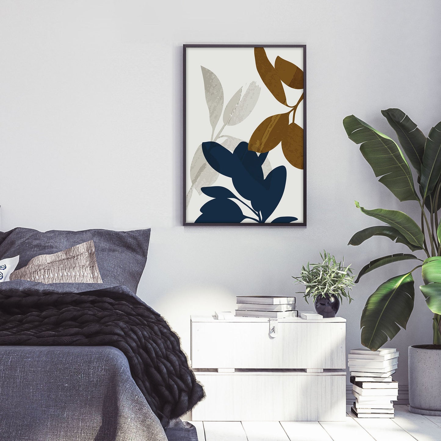 Ethan Taylor 'Foliage Figures III' Framed Art Print