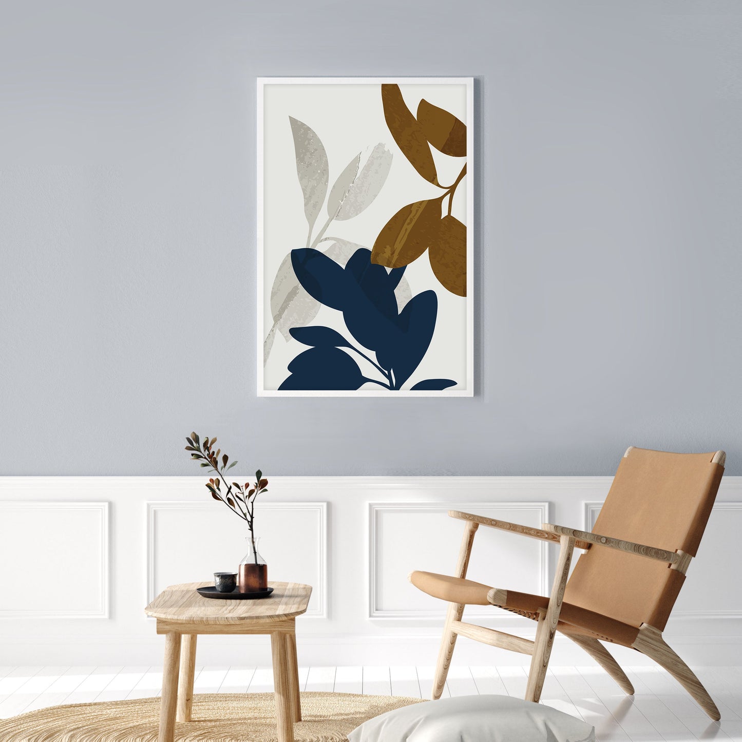 Ethan Taylor 'Foliage Figures III' Framed Art Print