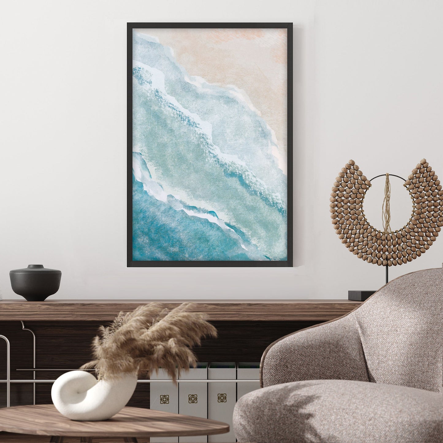 Ethan Taylor 'Ocean Waves I' Framed Art Print