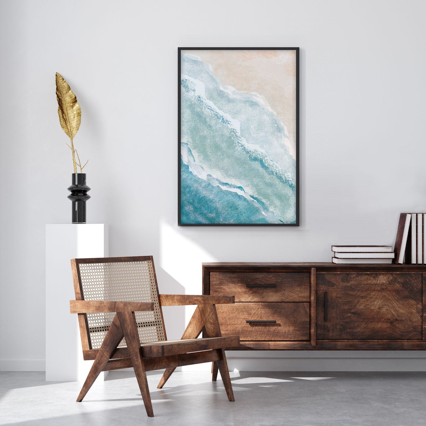 Ethan Taylor 'Ocean Waves I' Framed Art Print