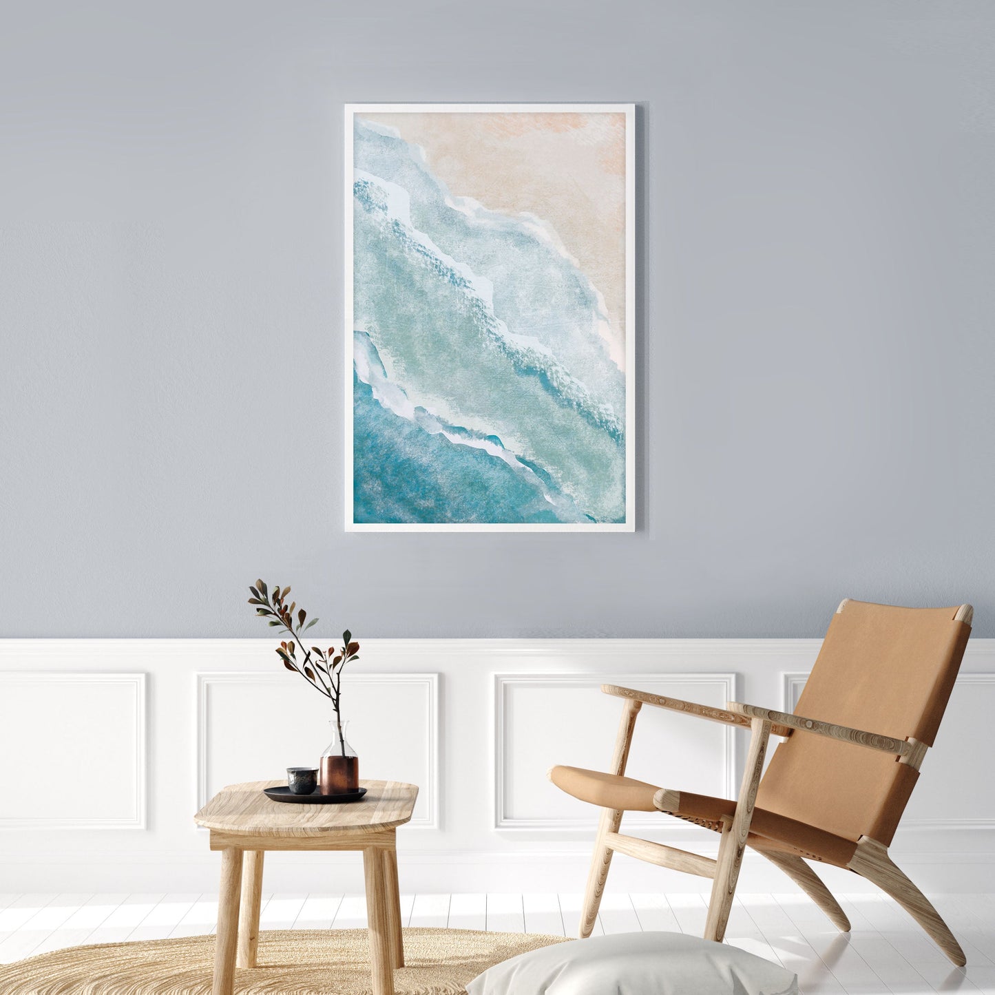 Ethan Taylor 'Ocean Waves I' Framed Art Print