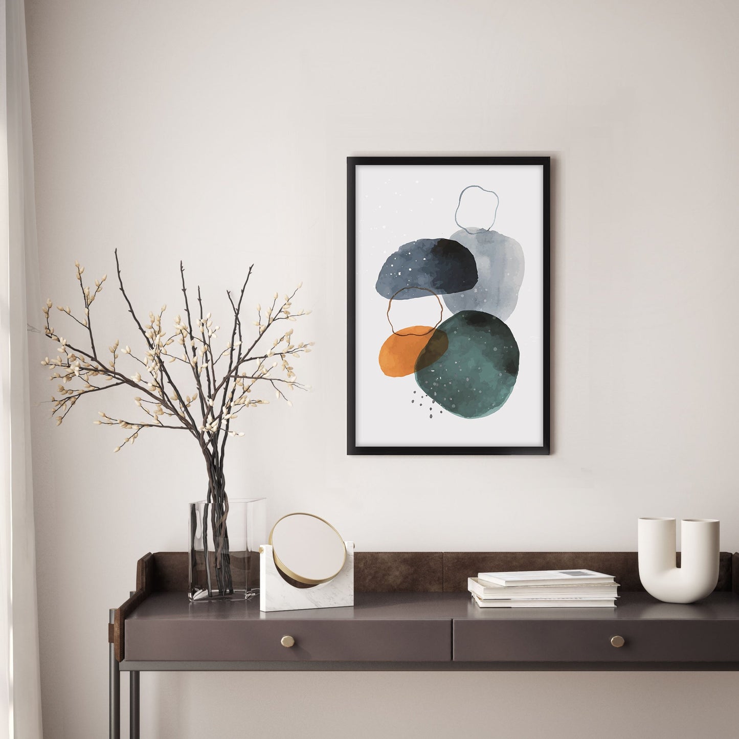 Ethan Taylor 'Abstract Balance I' Framed Art Print