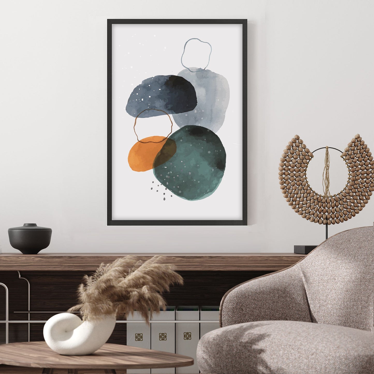 Ethan Taylor 'Abstract Balance I' Framed Art Print