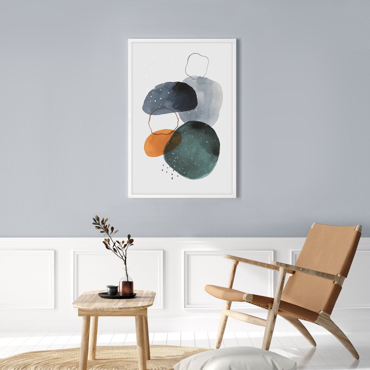 Ethan Taylor 'Abstract Balance I' Framed Art Print