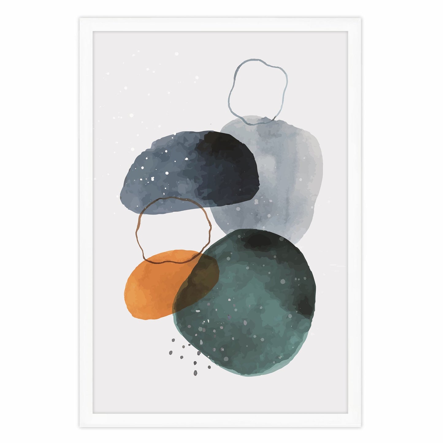 Ethan Taylor 'Abstract Balance I' Framed Art Print