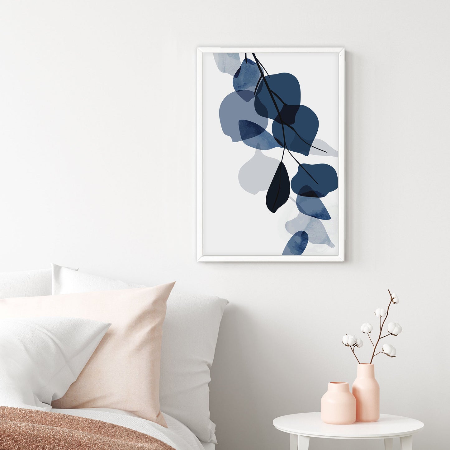 Ethan Taylor 'Blue Botanical I' Framed Art Print