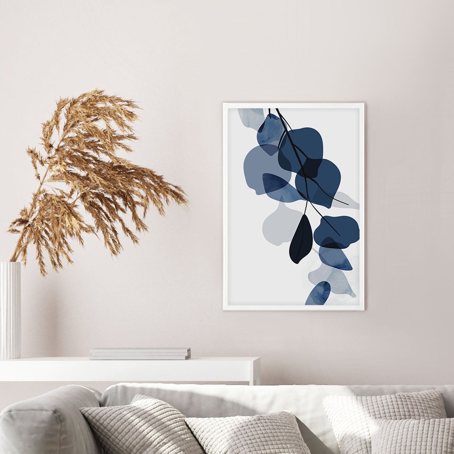 Ethan Taylor 'Blue Botanical I' Framed Art Print