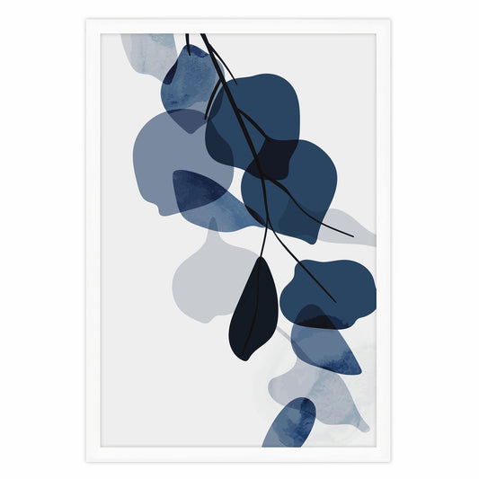 Ethan Taylor 'Blue Botanical I' Framed Art Print