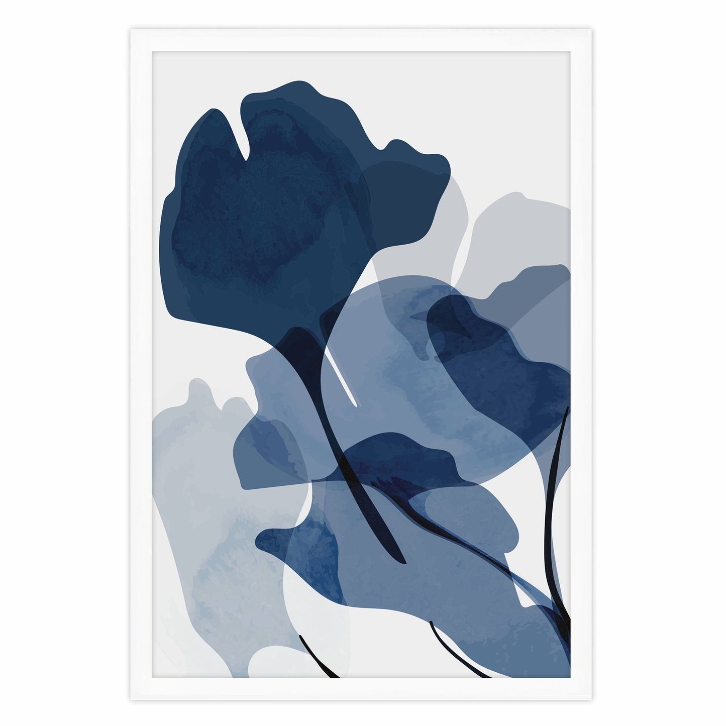 Ethan Taylor 'Blue Botanical II' Framed Art Print