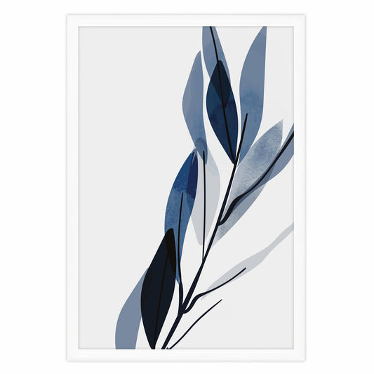 Ethan Taylor 'Blue Botanical III' Framed Art Print