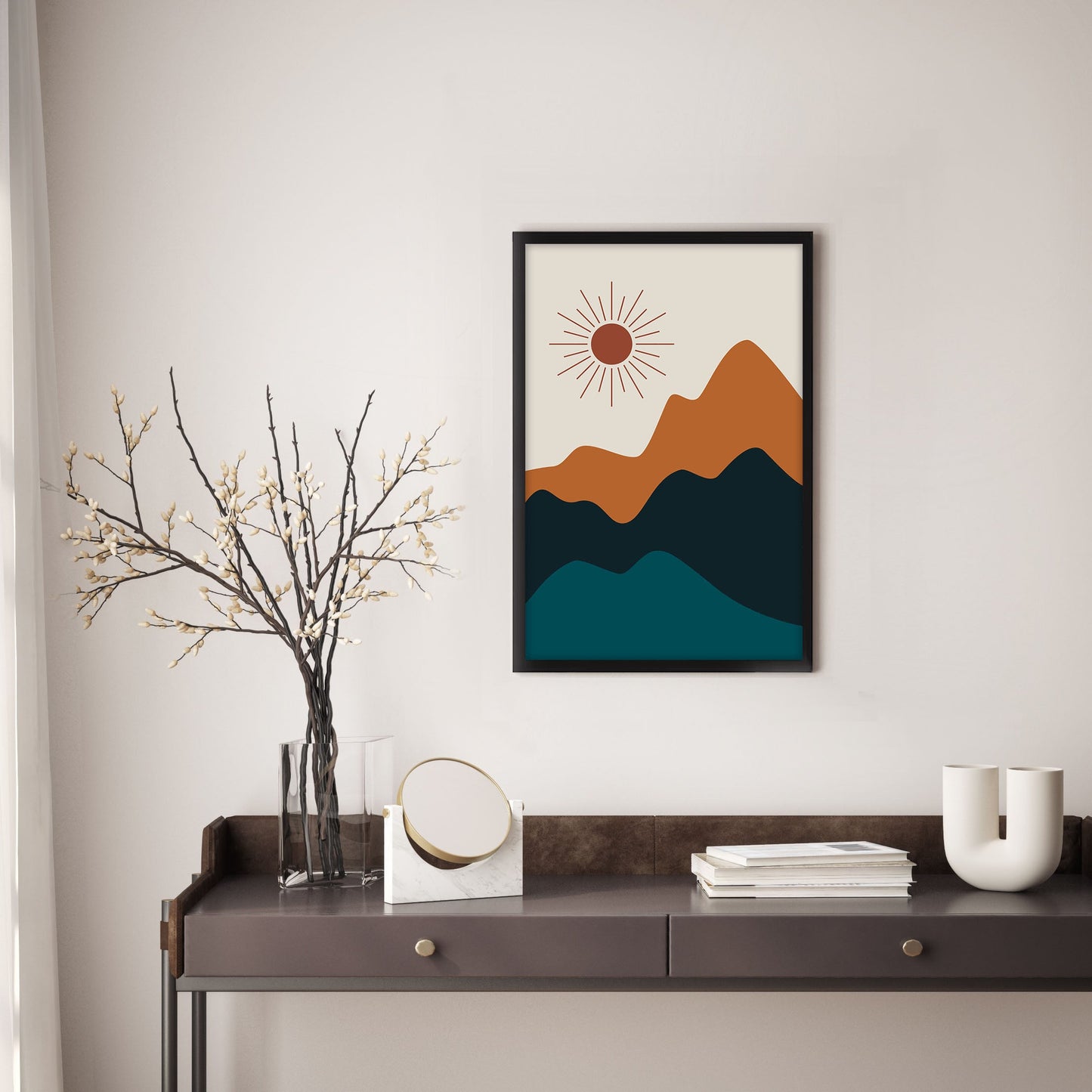 Ethan Taylor 'Boho Sun' Framed Art Print