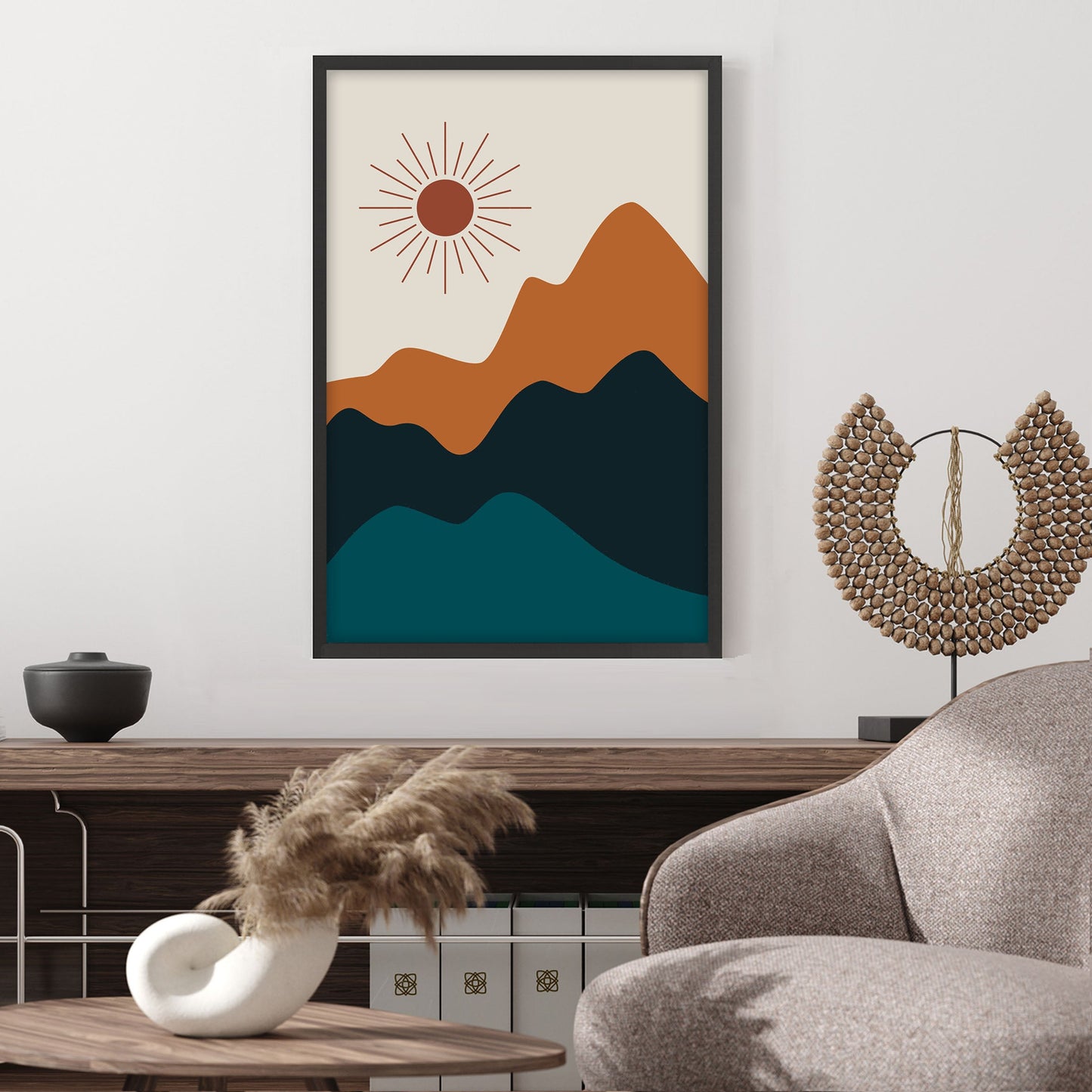 Ethan Taylor 'Boho Sun' Framed Art Print