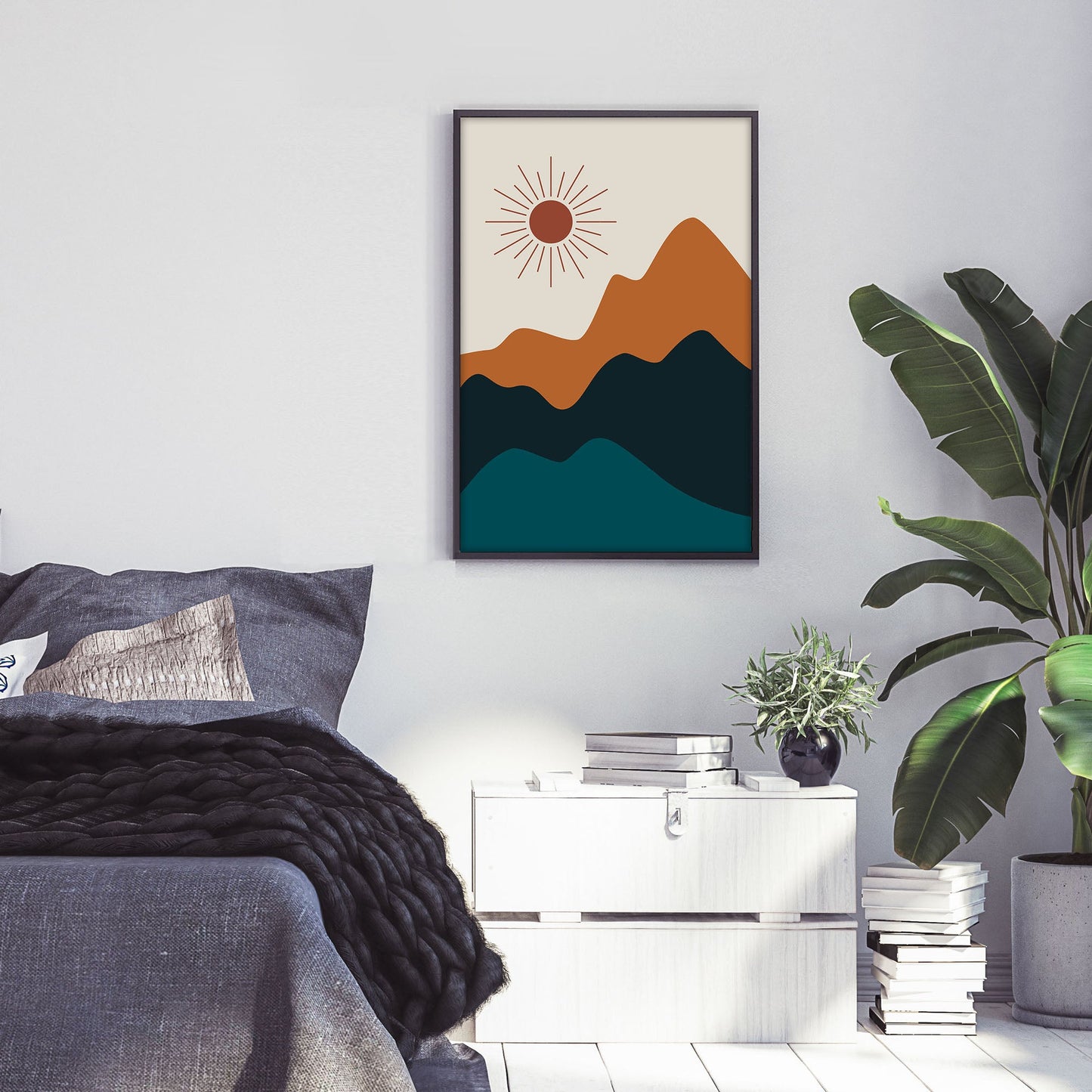 Ethan Taylor 'Boho Sun' Framed Art Print