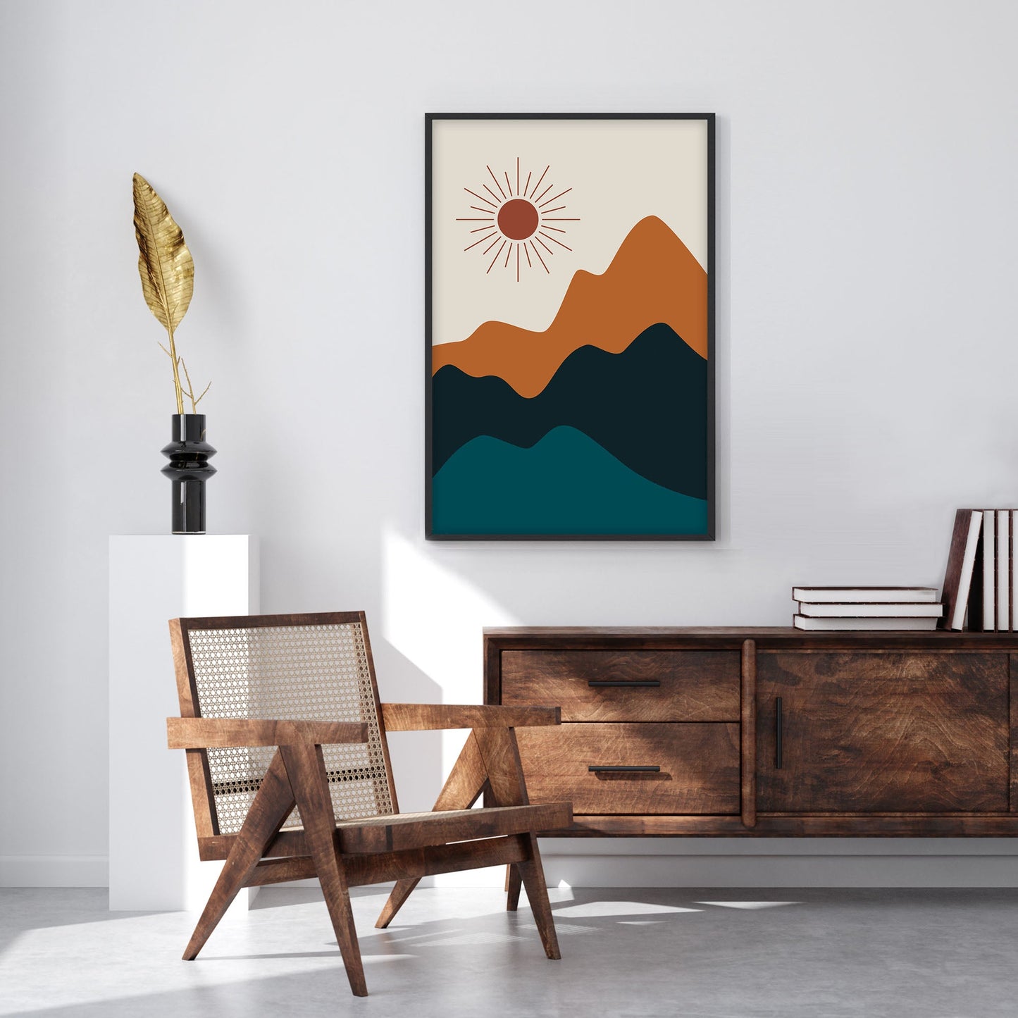 Ethan Taylor 'Boho Sun' Framed Art Print