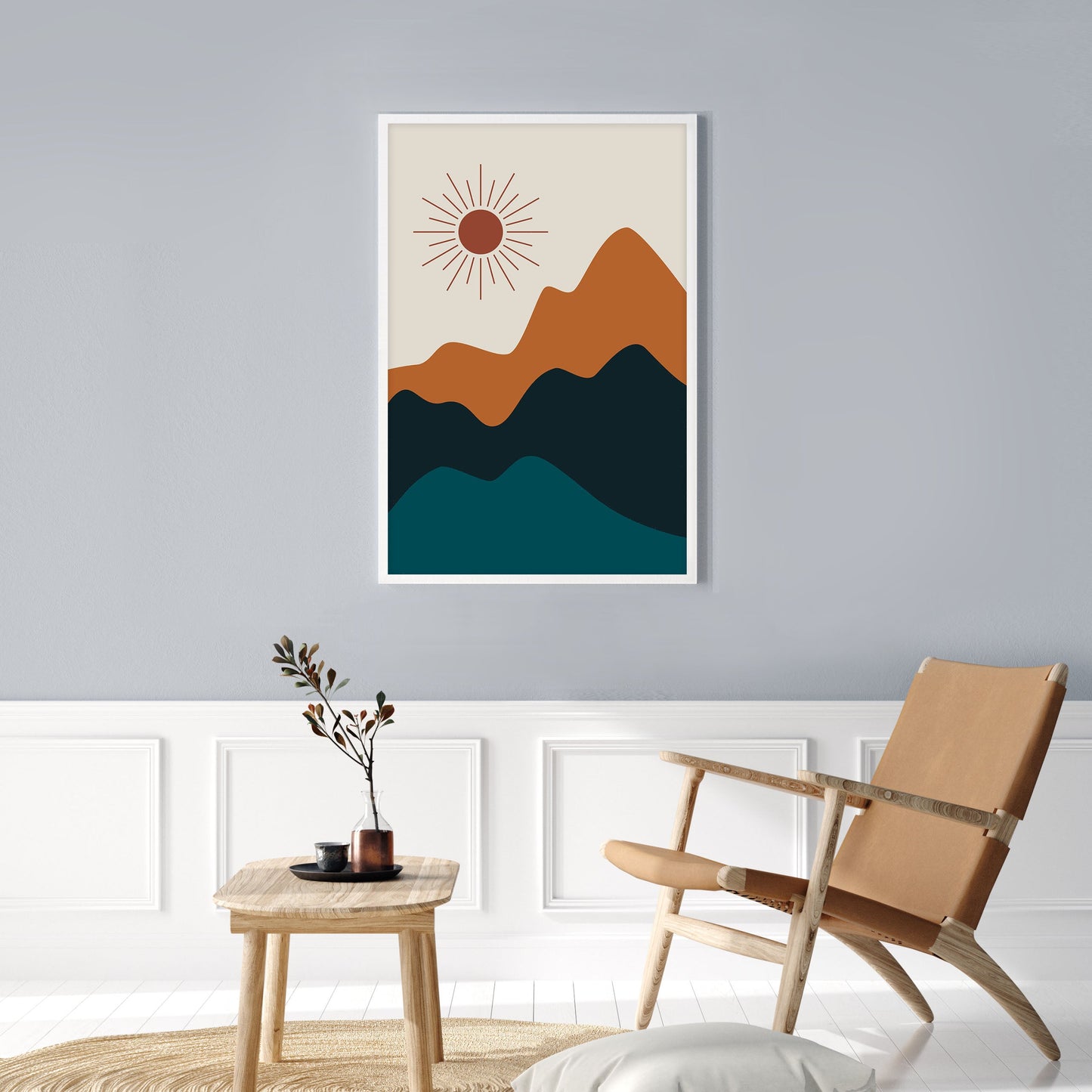 Ethan Taylor 'Boho Sun' Framed Art Print