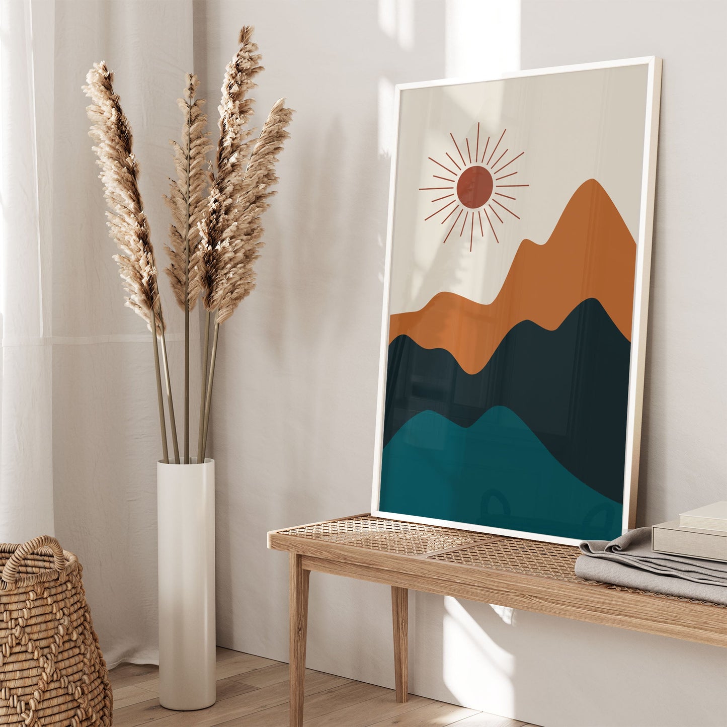 Ethan Taylor 'Boho Sun' Framed Art Print