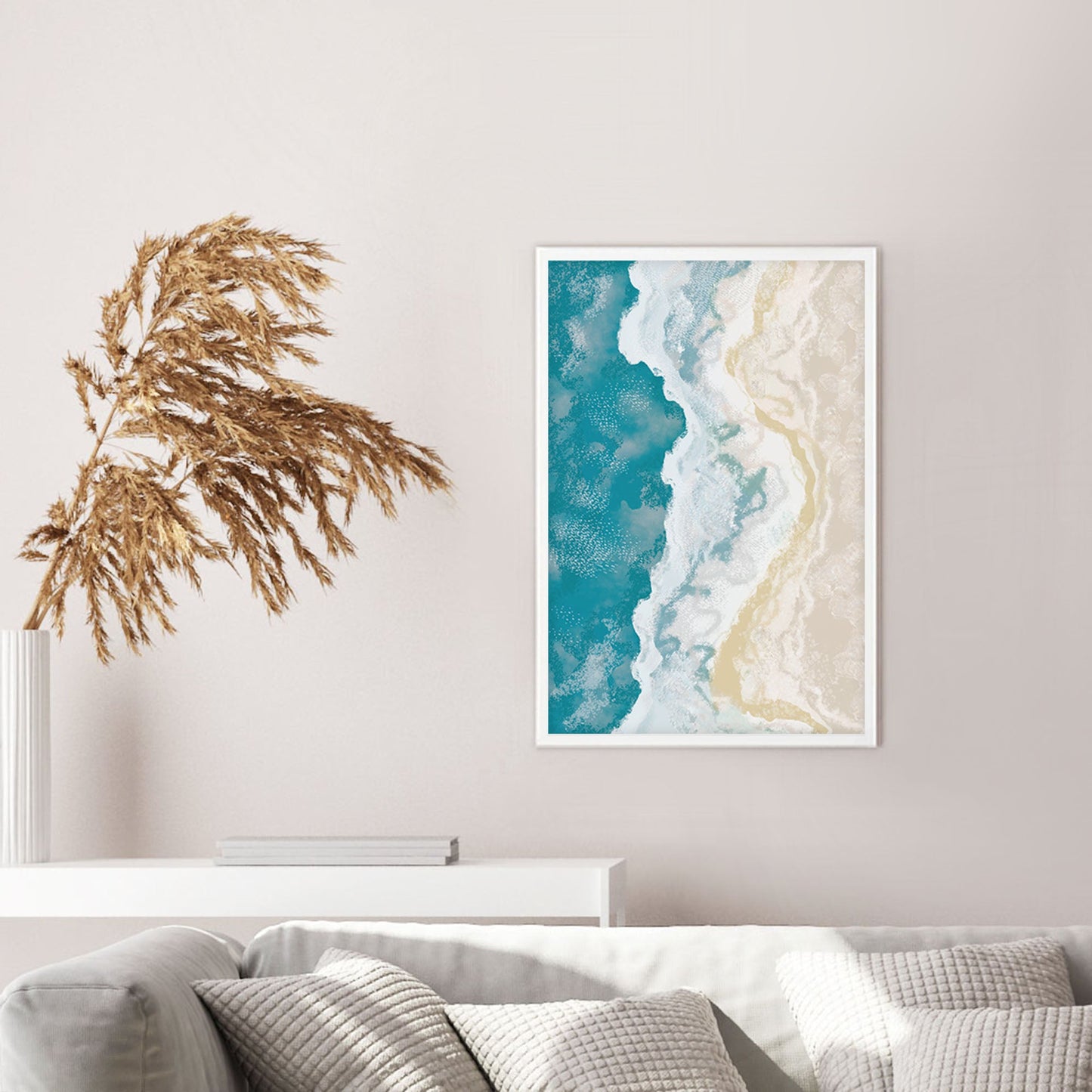 Ethan Taylor 'Ocean Shore' Framed Art Print