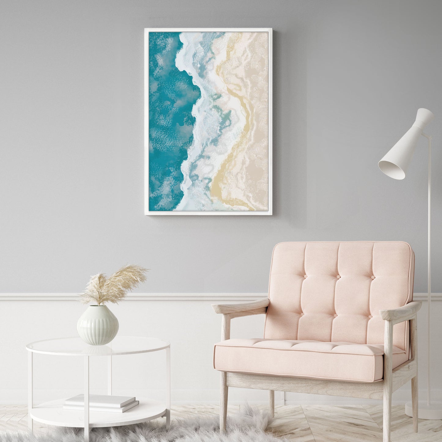 Ethan Taylor 'Ocean Shore' Framed Art Print