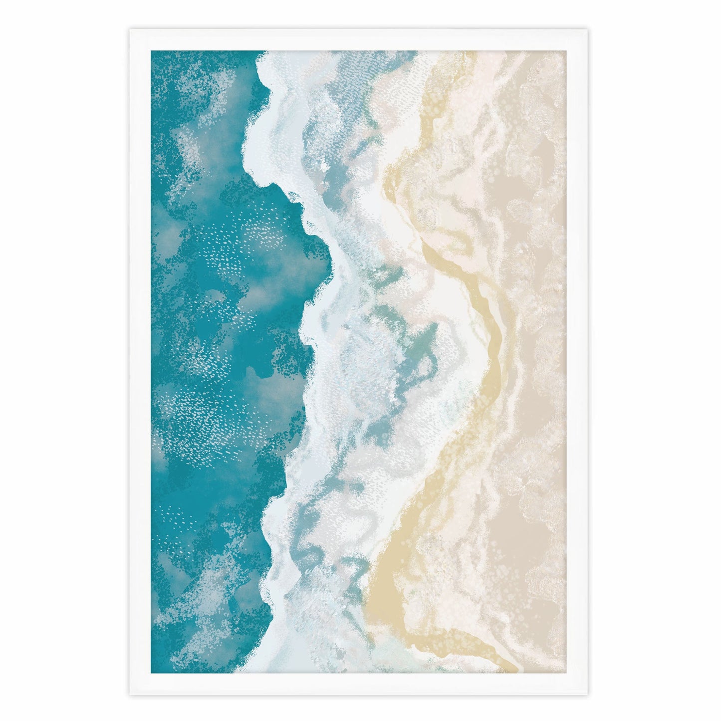 Ethan Taylor 'Ocean Shore' Framed Art Print