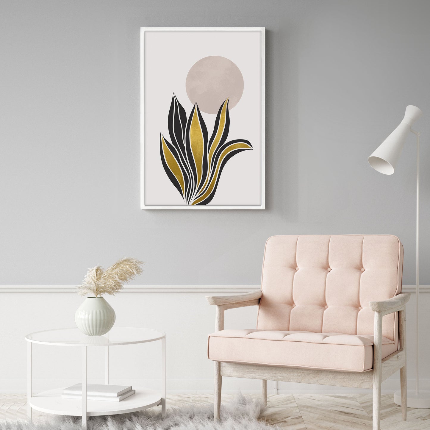 Ethan Taylor 'Golden Botanical II' Framed Art Print