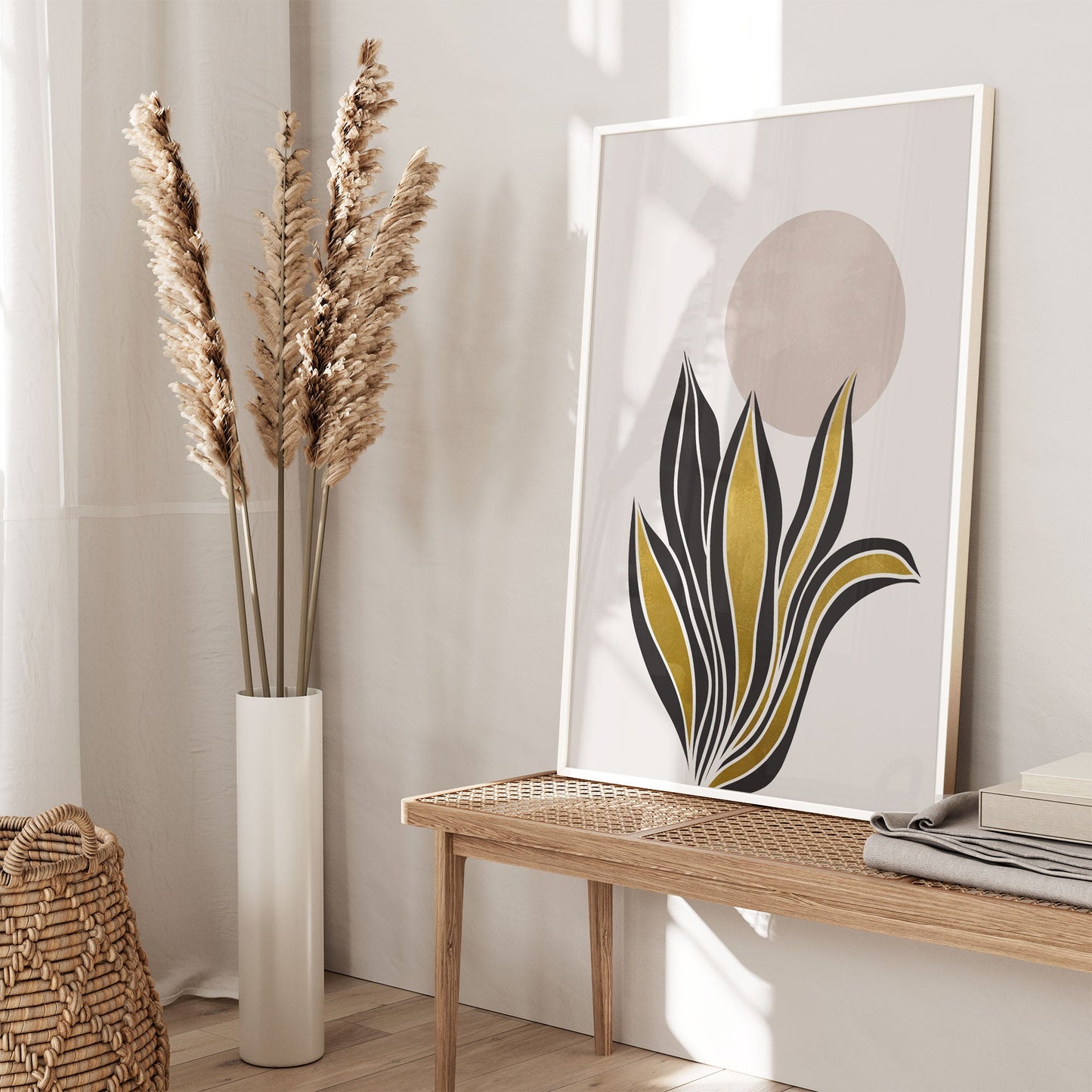 Ethan Taylor 'Golden Botanical II' Framed Art Print