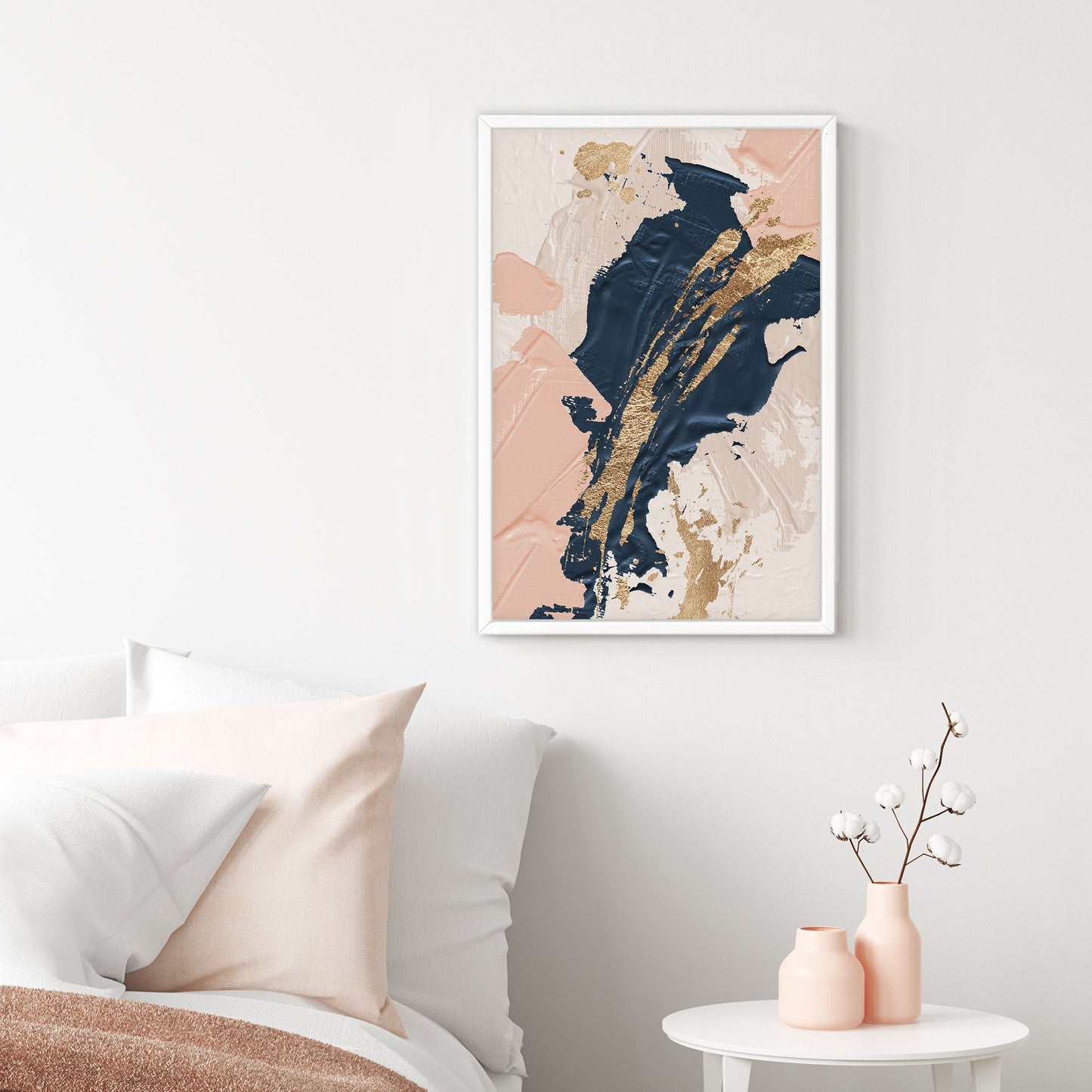 Ethan Taylor 'Blush Elegance' Framed Art Print