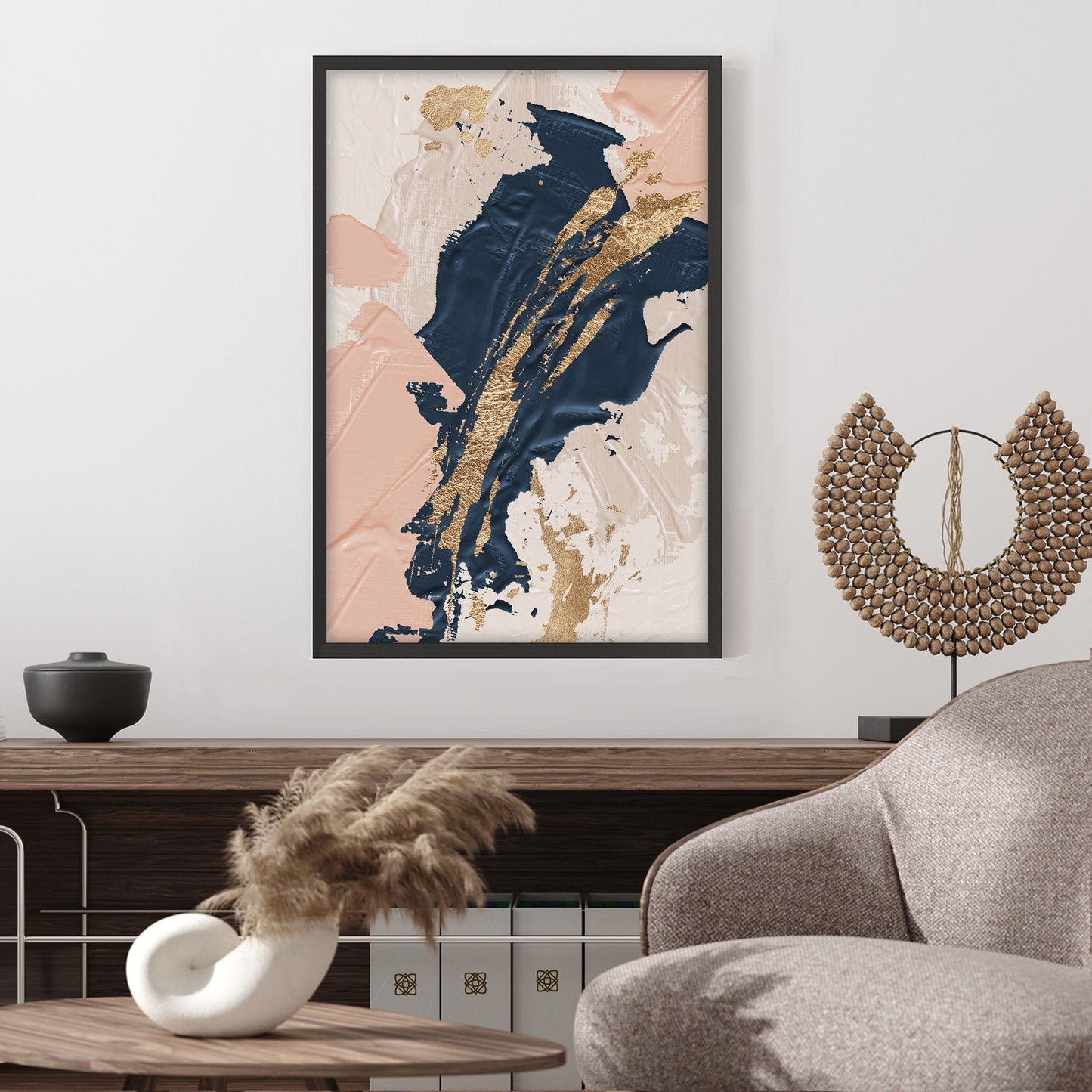 Ethan Taylor 'Blush Elegance' Framed Art Print