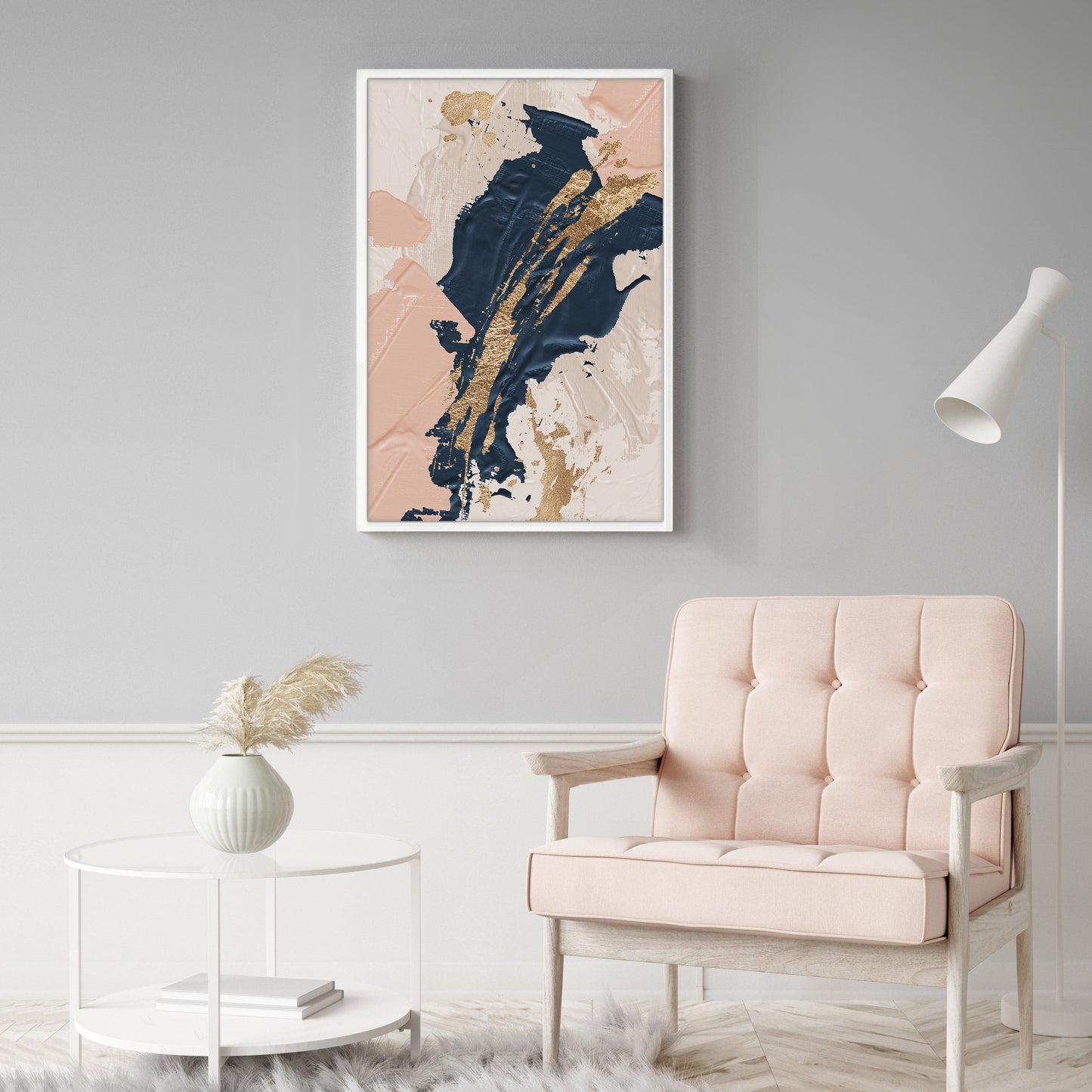 Ethan Taylor 'Blush Elegance' Framed Art Print