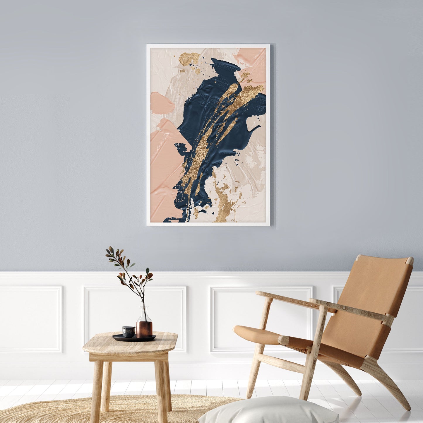 Ethan Taylor 'Blush Elegance' Framed Art Print