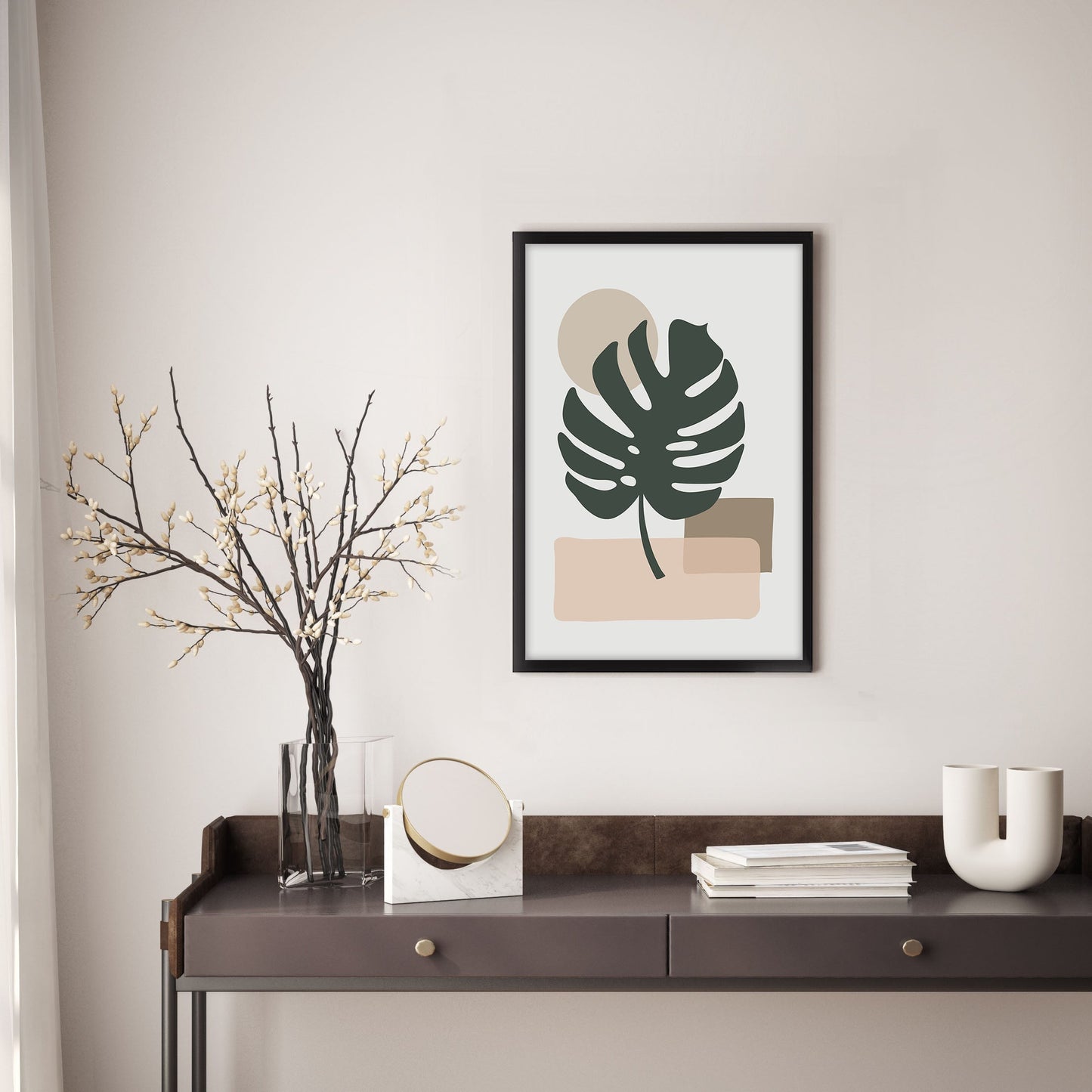 Ethan Taylor 'Monstera Leaf I' Framed Art Print