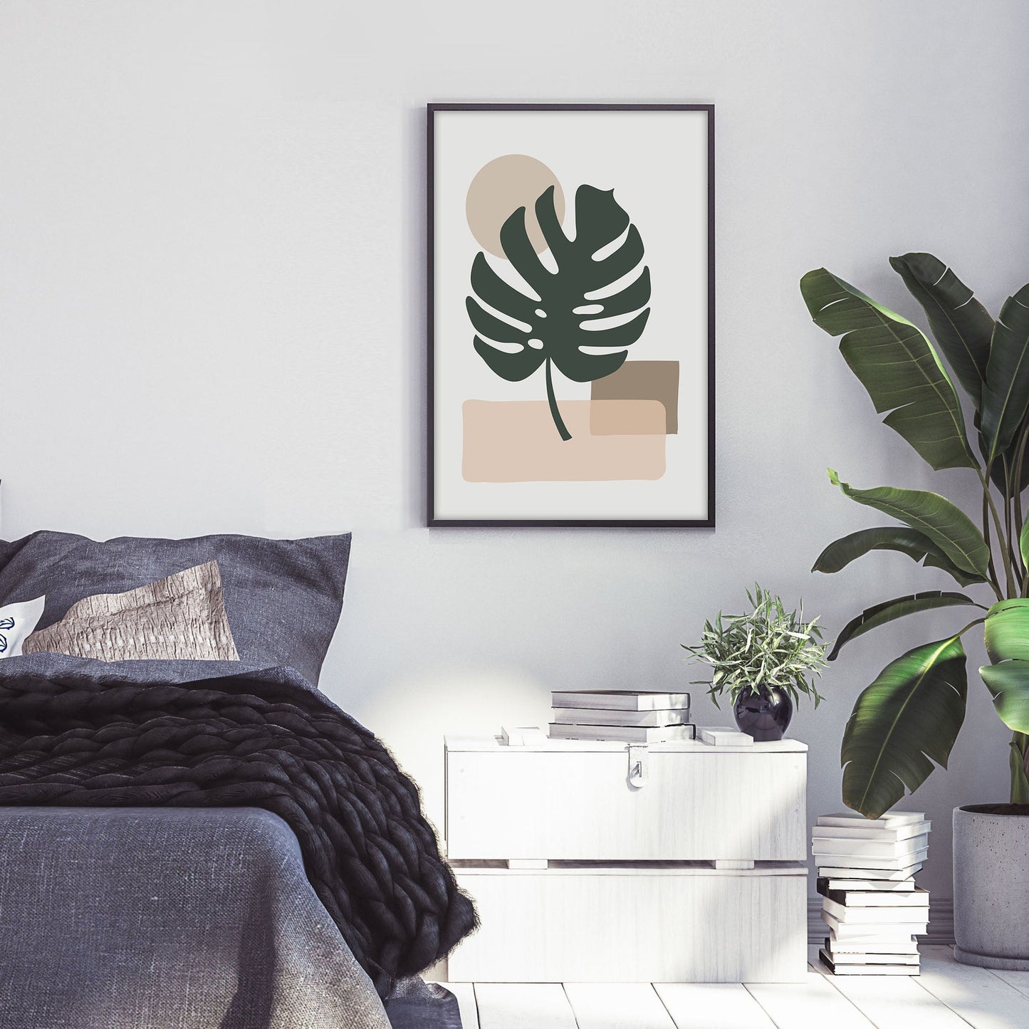 Ethan Taylor 'Monstera Leaf I' Framed Art Print