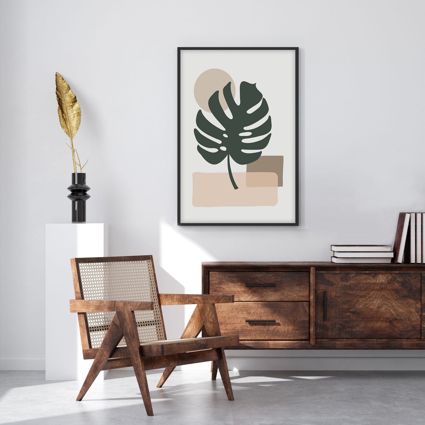 Ethan Taylor 'Monstera Leaf I' Framed Art Print