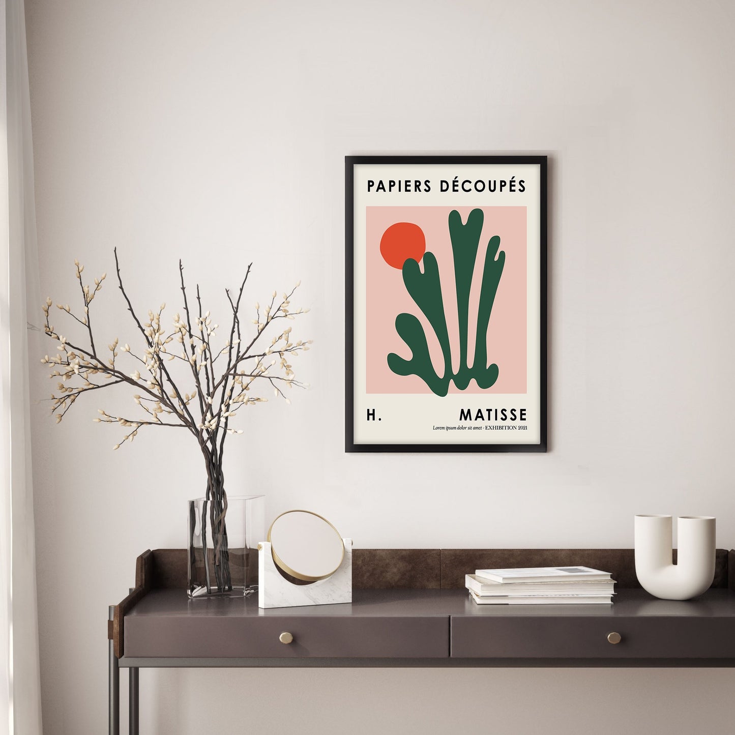 Ethan Taylor 'Papiers Decoupes II' Framed Art Print