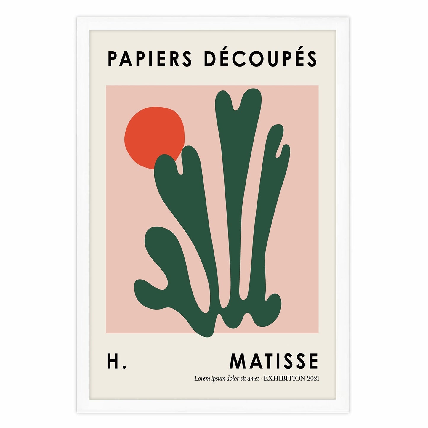 Ethan Taylor 'Papiers Decoupes II' Framed Art Print