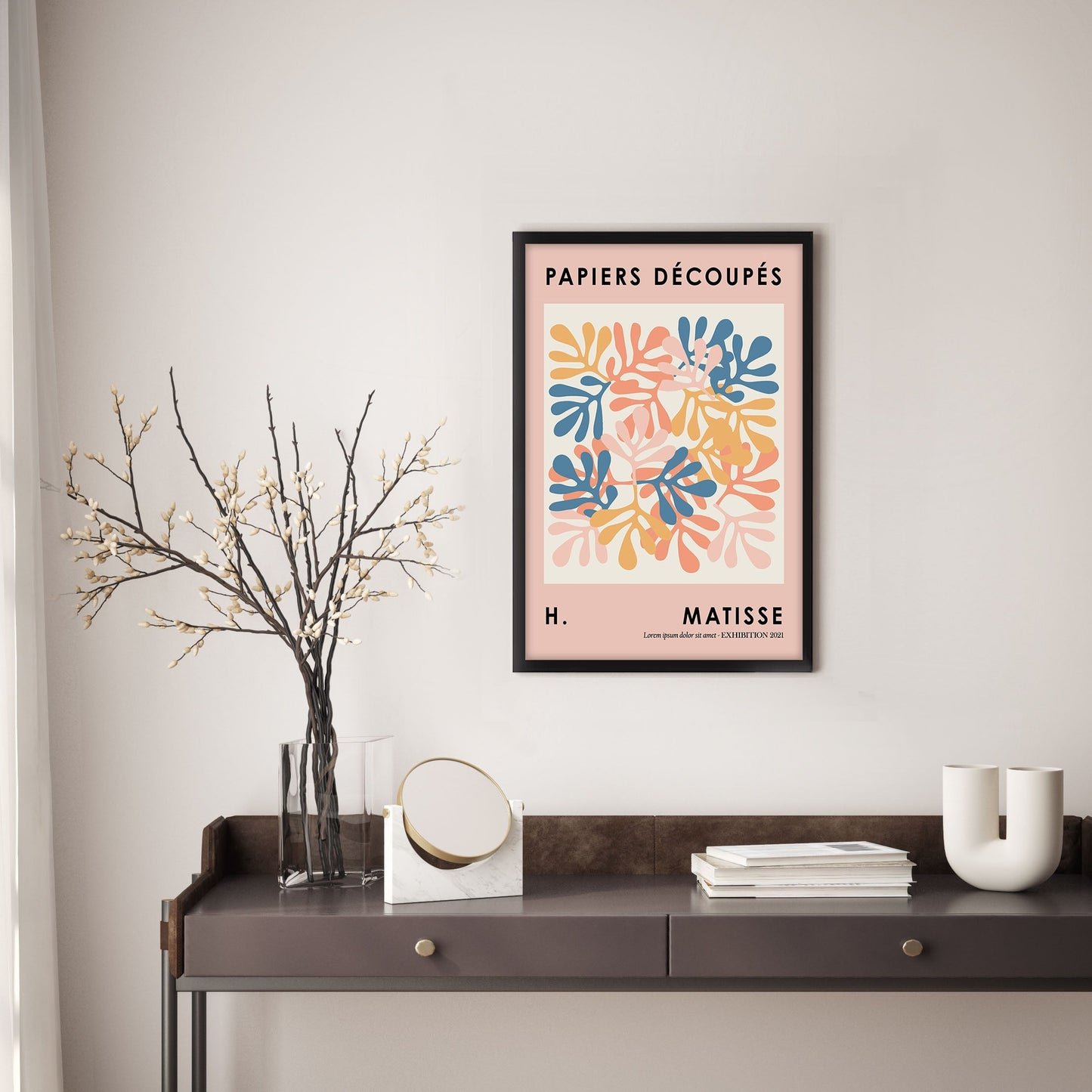 Ethan Taylor 'Papiers Decoupes I' Framed Art Print