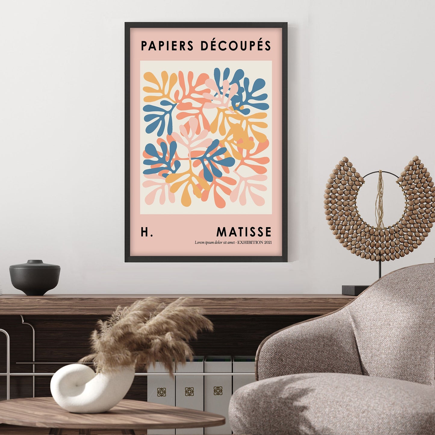 Ethan Taylor 'Papiers Decoupes I' Framed Art Print