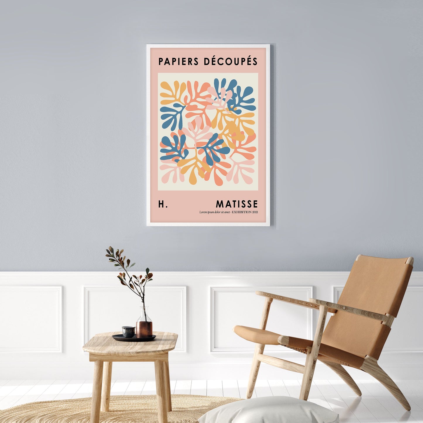 Ethan Taylor 'Papiers Decoupes I' Framed Art Print