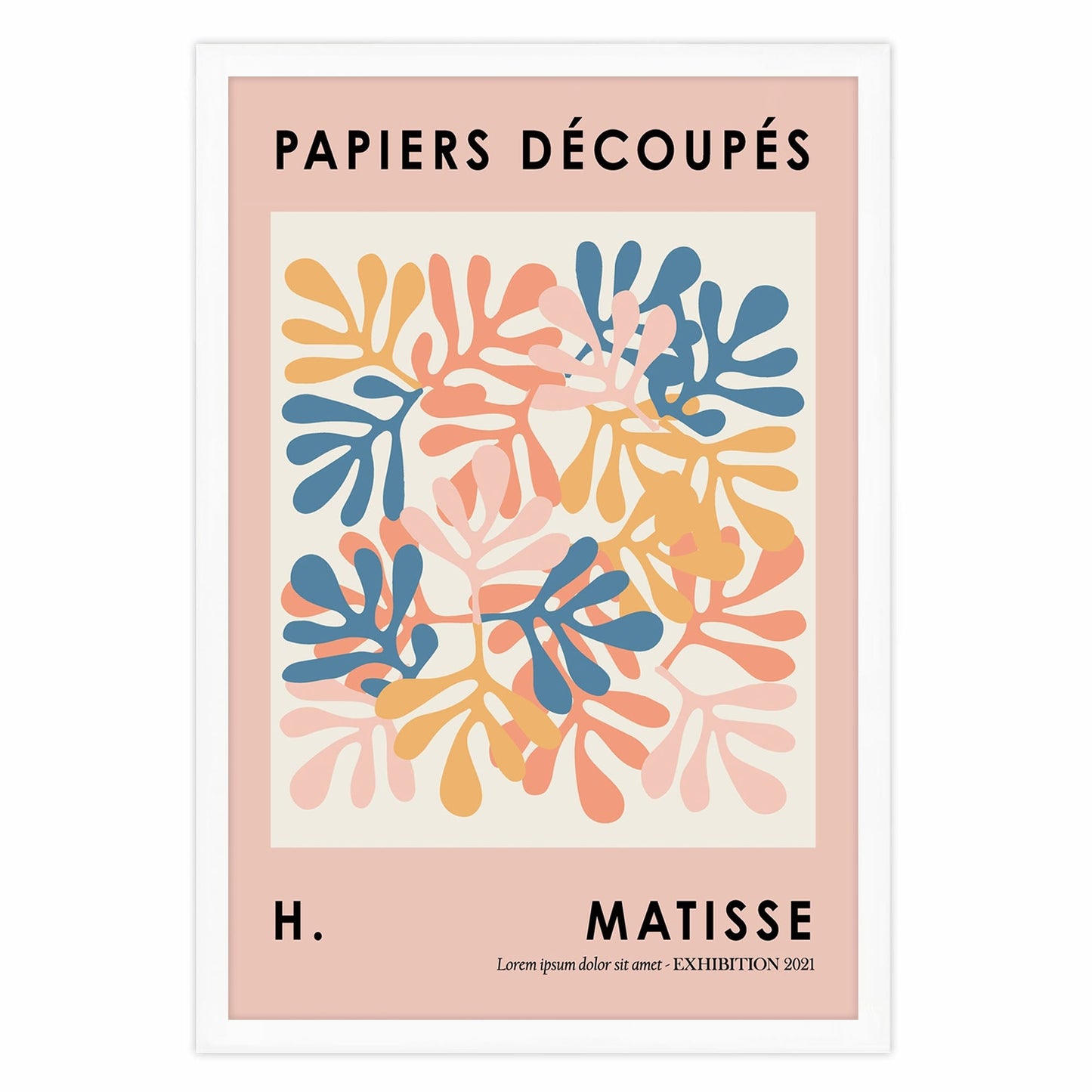 Ethan Taylor 'Papiers Decoupes I' Framed Art Print