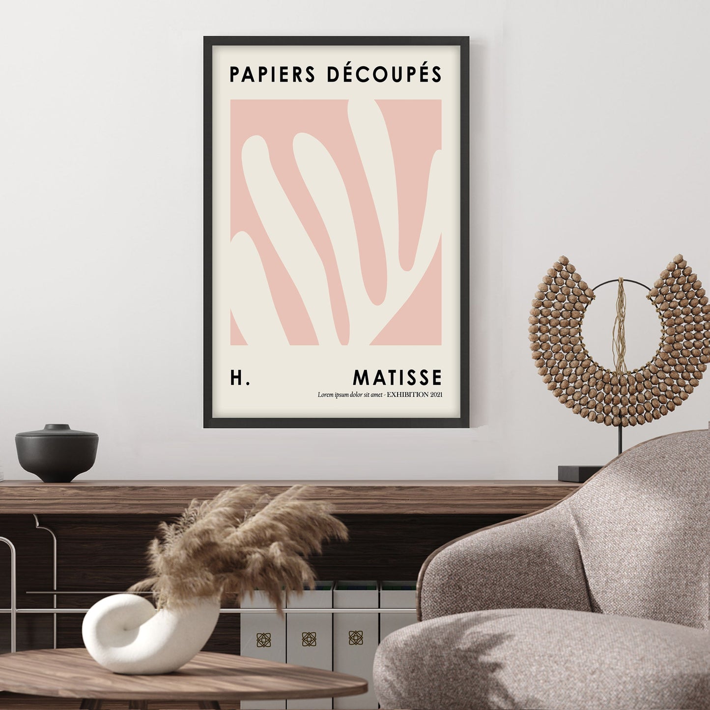 Ethan Taylor 'Papiers Decoupes III' Framed Art Print